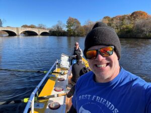 Bryan Fuller rowing